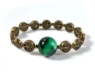 Bronze Tree of Life Pressure Bands for Nausea