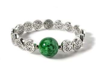 Silver Tree of Life Pressure Bands for Nausea