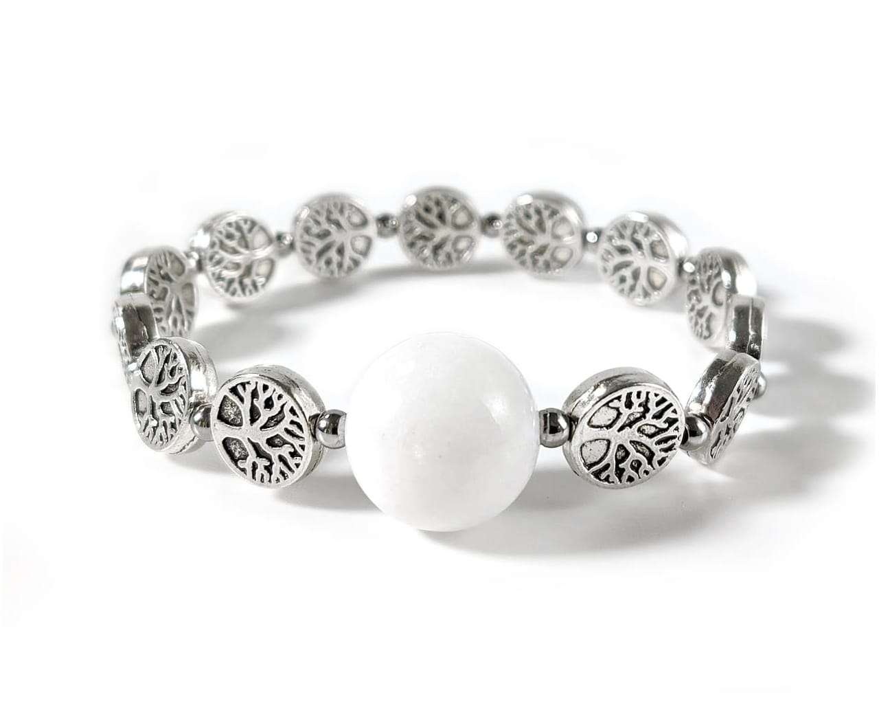 Silver Tree of Life Pressure Band for Nausea